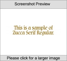 ZuccaSerifUT Family PC Screenshot